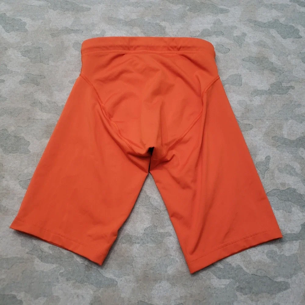 Nike Compression Shorts Mens Large Orange NCAA Team Athletic